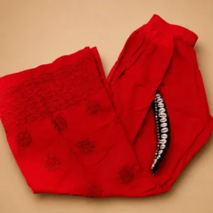 Rayon Chikankari Palazzo