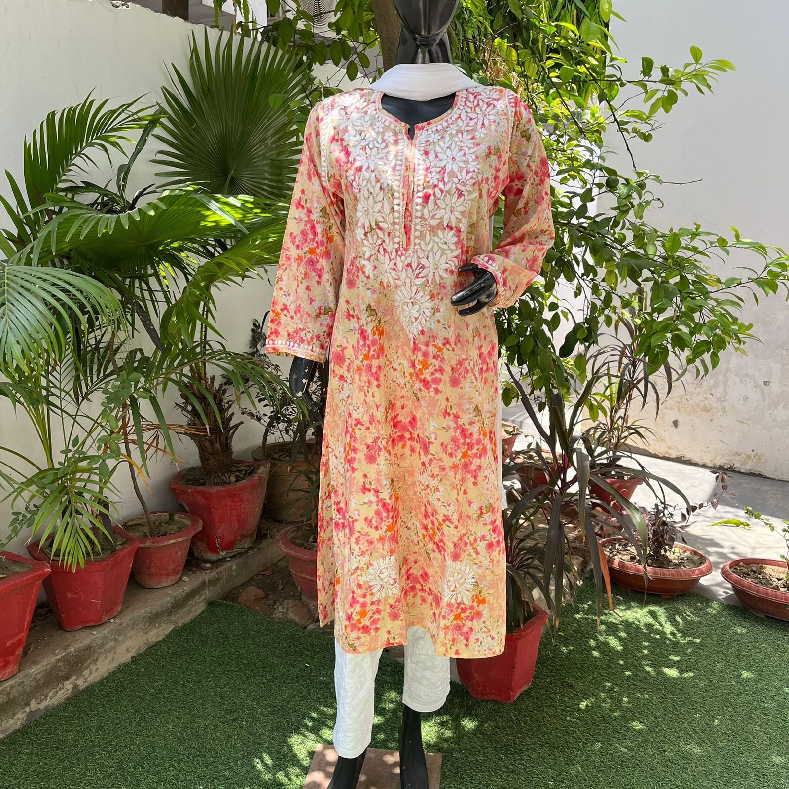 Mulmul-Cotton-Chikankari-Kurta-Orange.jpg